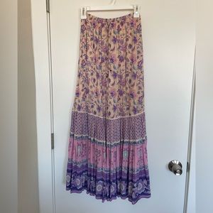 Spell Portobello Road Maxi Skirt XXS